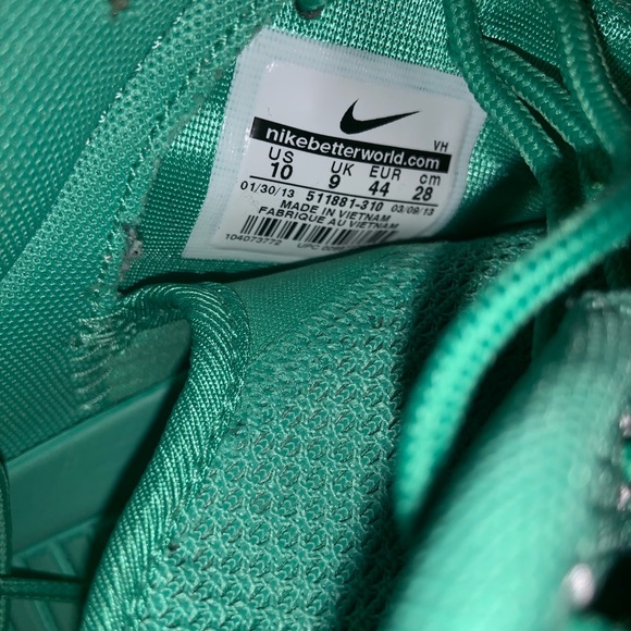 Nike Roshe Run Mint Green Size 10 - Picture 3 of 3